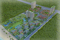 Phối cảnh tổng thể dự án khu du lịch Đại Dương. (Nguồn: Hodeco)