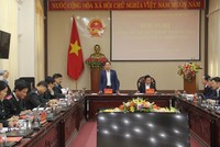 Thanh tra Chính phủ công bố Quyết định thanh tra nhiều lĩnh vực tại tỉnh Ninh Bình. Ảnh: TTCP.