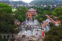 Đền Kiếp Bạc thờ Anh hùng dân tộc Hưng Đạo Đại Vương Trần Quốc Tuấn và toàn thể gia quyến. (Ảnh: Thành Đạt/TTXVN)