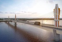 Phối cảnh cây cầu hữu nghị thứ 5 giữa Thái Lan và Lào. (Nguồn: nationthailand.com)