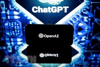 Biểu tượng ChatGPT và OpenAI. (Ảnh: AFP/TTXVN)