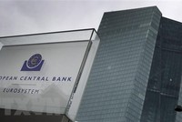 Trụ sở ECB ở Frankfurt am Main, Đức. (Ảnh: AFP/TTXVN).