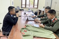 Bị can Trần Tiến, Giám đốc Công ty TNHH Thương mại và Du lịch Phi Trường. (Ảnh: TTXVN phát)