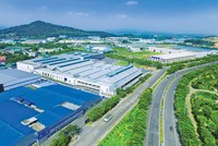 Một góc Khu công nghiệp Khai Quang, Vĩnh Yên.