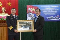 Lễ bàn giao Xuồng Trường Sa CQ 01