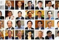 27 thành viên Chính phủ nhiệm kỳ 2011 - 2016 từ tháng 4/2016.
