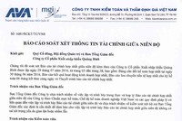 QBS công bố báo cáo tài chính bán niên soát xét