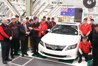 Chiếc Aurion/Camry cuối cùng lăn bánh khỏi nhà máy ở Altona và sẽ bán ra tại đại lý ở Melbourne. Ảnh:Car Advice.