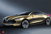 Thiết kế sedan VinFast do ItalDesign tạo hình với phong cách thể thao, thanh lịch.