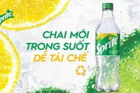 Sprite ngừng sử dụng chai nhựa xanh, chuyển sang chai nhựa PET trong suốt tại Việt Nam