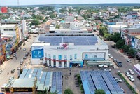 Khu vực trung tâm thành phố Đồng Xoài đang phát triển từng ngày.