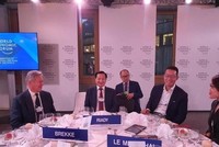 Phó Thủ tướng Lê Minh Khái tiếp tục các hoạt động tại Davos 2022