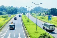 Một đoạn cao tốc Cầu Giẽ - Ninh Bình.