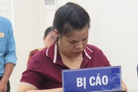 Bị cáo Nguyệt.
