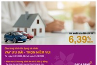 “Vay ưu đãi - trọn niềm vui” với BAC A BANK