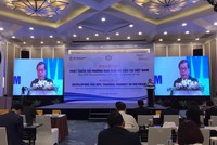 Ông Nguyễn Kim Anh, Phó Thống đốc Ngân hàng Nhà nước Việt Nam phát biểu tại sự kiện