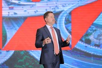 Ông Tim Evans, Tổng giám đốc HSBC Việt Nam phát biểu tại sự kiện