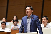 Bộ trưởng Bộ Giao thông Nguyễn Văn Thể hồi âm ý kiến đại biểu Quốc hội.