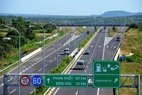Dự án xây dựng một số đoạn đường bộ cao tốc trên tuyến Bắc - Nam phía Đông đến nay đã hoàn thành và bàn giao 612 km/652,77 km ( Ảnh minh hoạ)
