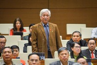 Đại biểu Dương Trung Quốc phát biểu tại Quốc hội.