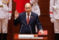 Ông Nguyễn Xuân Phúc đắc cử Chủ tịch nước, tuyên thệ nhậm chức