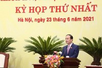 Ông Nguyễn Ngọc Tuấn, Phó Bí thư Thành ủy, Chủ tịch HĐND Thành phố Hà Nội khóa XVI, nhiệm kỳ 2021-2026.