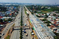 Tuyến metro Bến Thành - Suối Tiên sử dụng nguồn vốn vay ODA. Ảnh: Lê Toàn