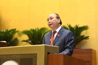 Chủ tịch nước Nguyễn Xuân Phúc phát biểu nhậm chức, sáng 26/7