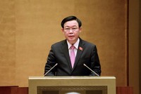 Chủ tịch Quốc hội Vương Đình Huệ nêu rõ kỳ họp đã hoàn thành toàn bộ chương trình đề ra và thành công tốt đẹp.