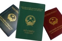Các mẫu hộ chiếu đang lưu hành hiện tại.