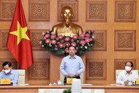 Thủ tướng Phạm Minh Chính khẳng định, Chính phủ rất quan tâm, chia sẻ và luôn đồng hành, hỗ trợ các doanh nghiệp, doanh nhân khi gặp khó khăn (Ảnh: Nhật Bắc)