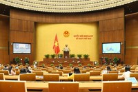 Tại kỳ họp thứ hai, Quốc hội dành nhiều thời gian cho công tác lập pháp.