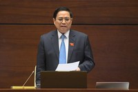 Thủ tướng Chính phủ Phạm Minh Chính trong phiên chất vấn sáng 12/11.