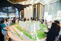 Đông đảo người mua nhà tìm đến các dự án sau giãn cách. Ảnh: Trọng Tín