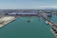 Một góc Khu kinh tế Dung Quất, tỉnh Quảng Ngãi. Ảnh: Hà Minh