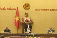 Chủ nhiệm Uỷ ban Kinh tế Vũ Hồng Thanh phát biểu kết thúc phiên họp.