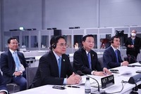 Đoàn Việt Nam tham dự Hội nghị của Liên hợp quốc về biến đổi khí hậu. (Ảnh: Dương Giang/TTXVN).