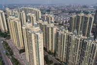 Tổ hợp nhà ở do Evergrande xây dựng tại thành phố Hoài An, tỉnh Giang Tô, Trung Quốc. Ảnh: AFP