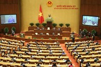 Phiên khai mạc kỳ họp bất thường lần thứ nhất (Ảnh: Duy Linh).