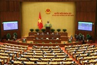 Với 424/426 phiếu thuận, chiều 11/1 Quốc hội đã thông qua nghị quyết chính sách tài khóa, tiền tệ hỗ trợ Chương trình phục hồi và phát triển kinh tế - xã hội.