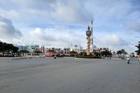Trung tâm thành phố Vị Thanh, tỉnh Hậu Giang