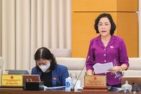 Trưởng ban Công tác đại biểu Nguyễn Thị Thanh.