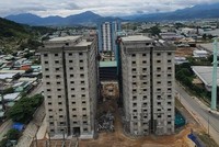 Dự án Khu chung cư nhà ở xã hội Khu công nghiệp Hòa Khánh. Ảnh: T.X