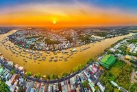 Chợ nổi Cái Răng. Ảnh: Nguyễn Hữu Thành