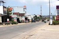 Một đoạn Quốc lộ 14B qua huyện Hòa Vang. (Ảnh: báo Thanh Niên).