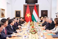 Chủ tịch Quốc hội Vương Đình Huệ hội kiến Thủ tướng Hungary Viktor Orban..