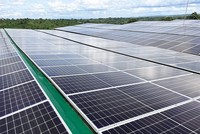 Một dự án điện năng lượng mặt trời ở Đắk Lắk. Ảnh: H.Q