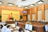 Phiên họp sáng 22/9 của Uỷ ban Thường vụ Quốc hội.