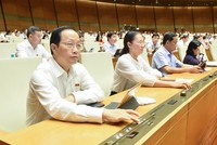 Một phiên họp toàn thể của Quốc hội.