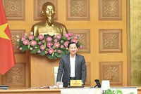 Phó thủ tướng Lê Minh Khái chủ trì cuộc họp Ban Chỉ đạo điều hành giá ngày 28/12/2022. (Ảnh: VGP)